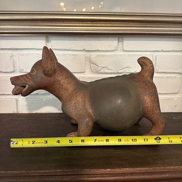 Pottery dog w corn so cute !!!! - Picture 4 of 9